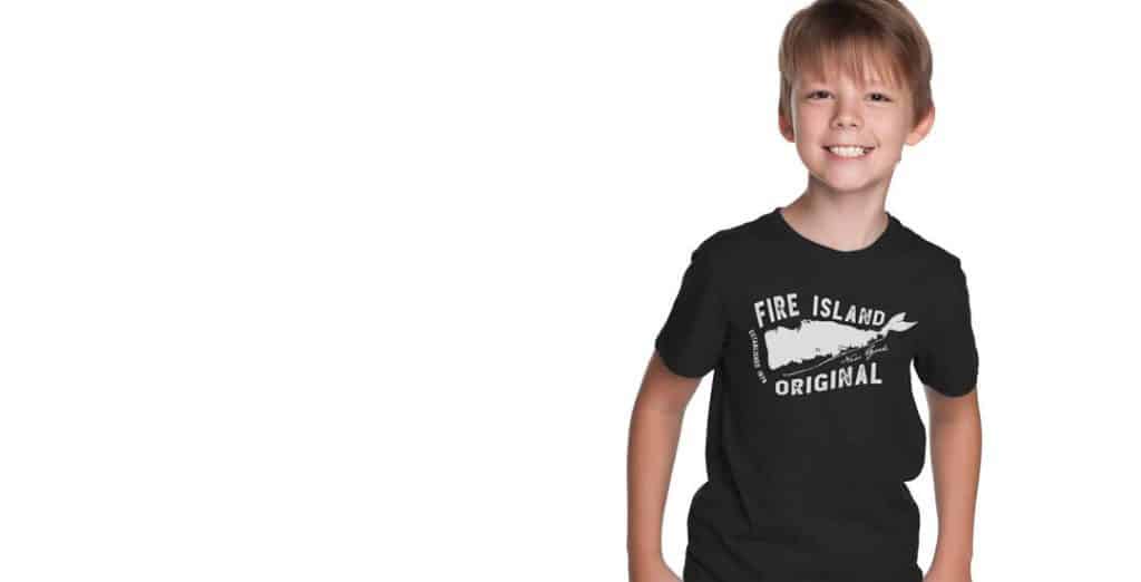 Whale Kids Shirt - Fire Island Original / Youth Short Sleeve T-shirts