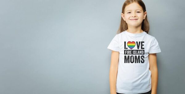 Love Fire Island Moms - Kids T-shirts