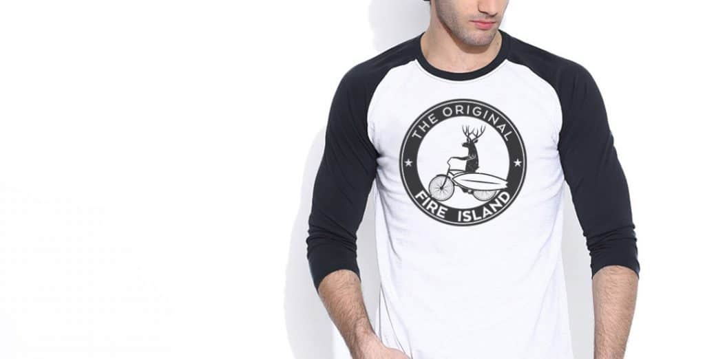 Beach Cruiser Baseball Shirt